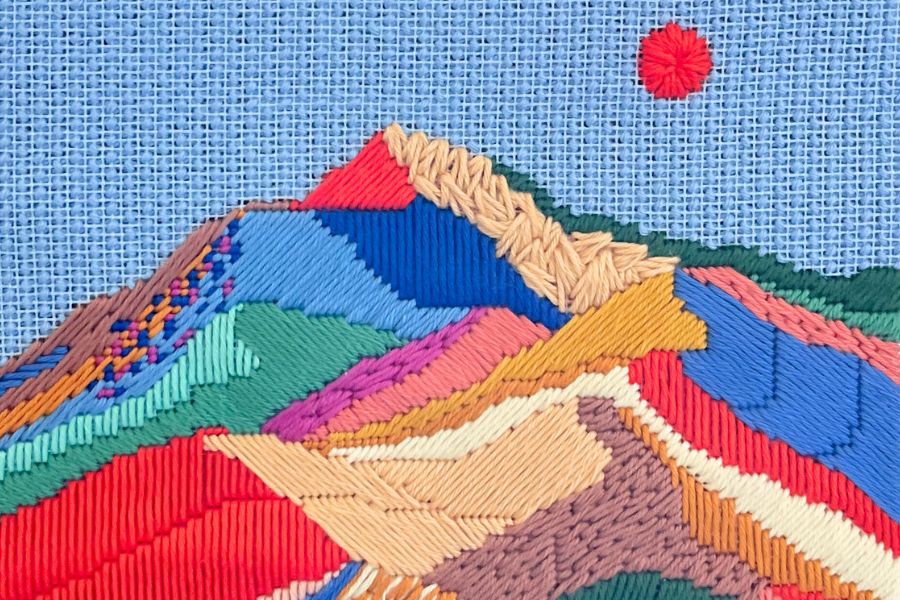 Long stitch tapestry deals