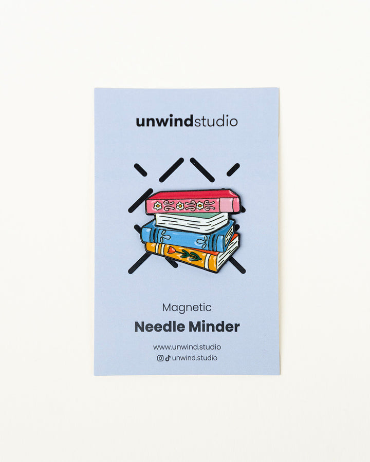 Needle Minder Book Lovers Magnet (enamel pin)