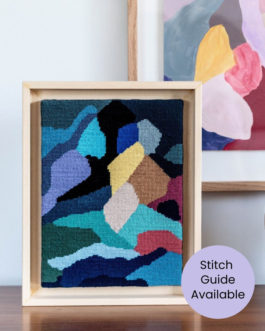 Abstract Visuals Needlepoint Kit Collection – Unwind Studio