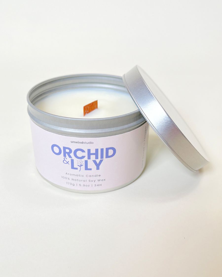 Candle Orchid & Lily by Unwind Studio