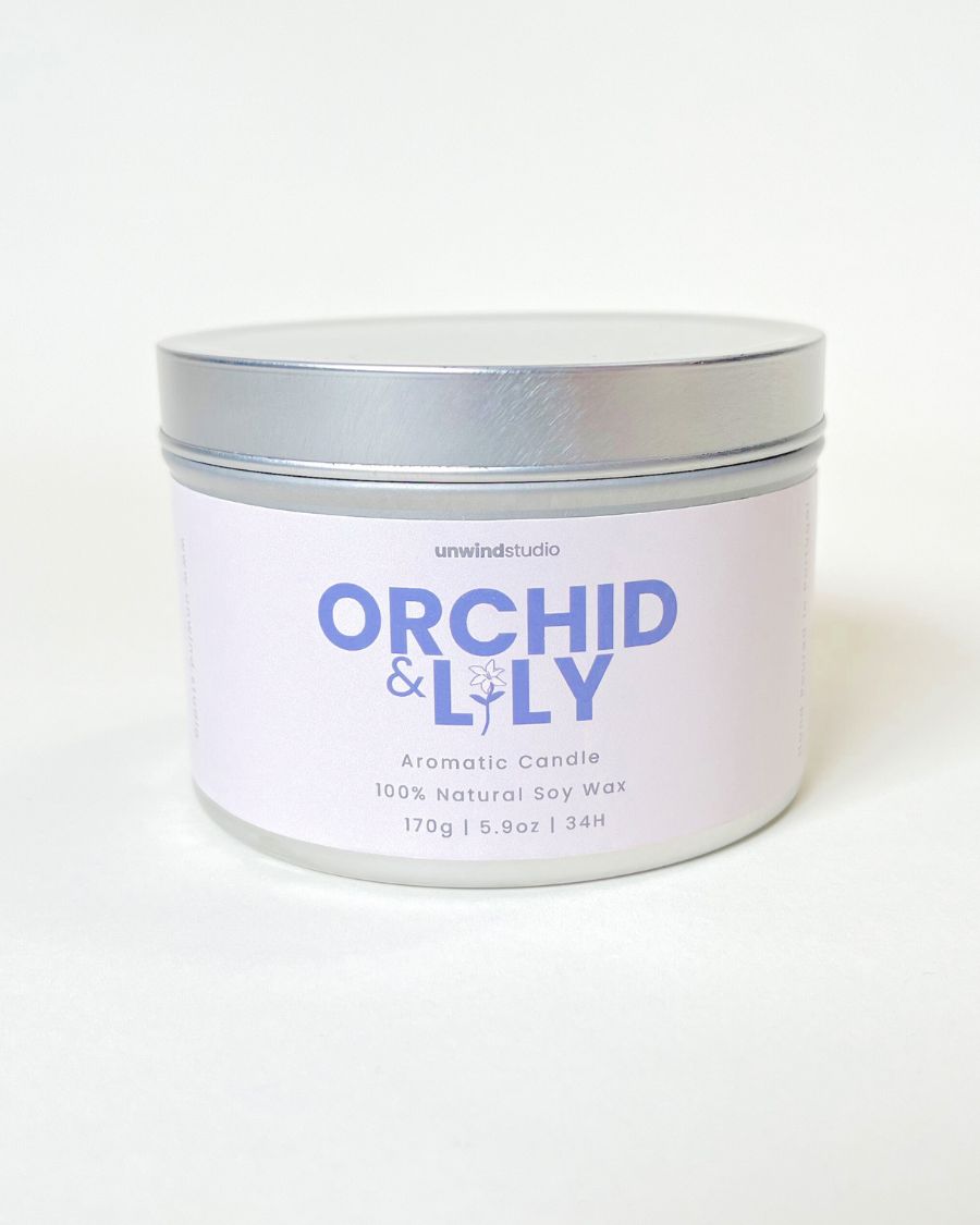 Candle Orchid & Lily by Unwind Studio