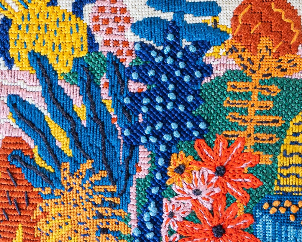 Beautiful Needlepoint Stitches for Garden of Joy Unwind Studio