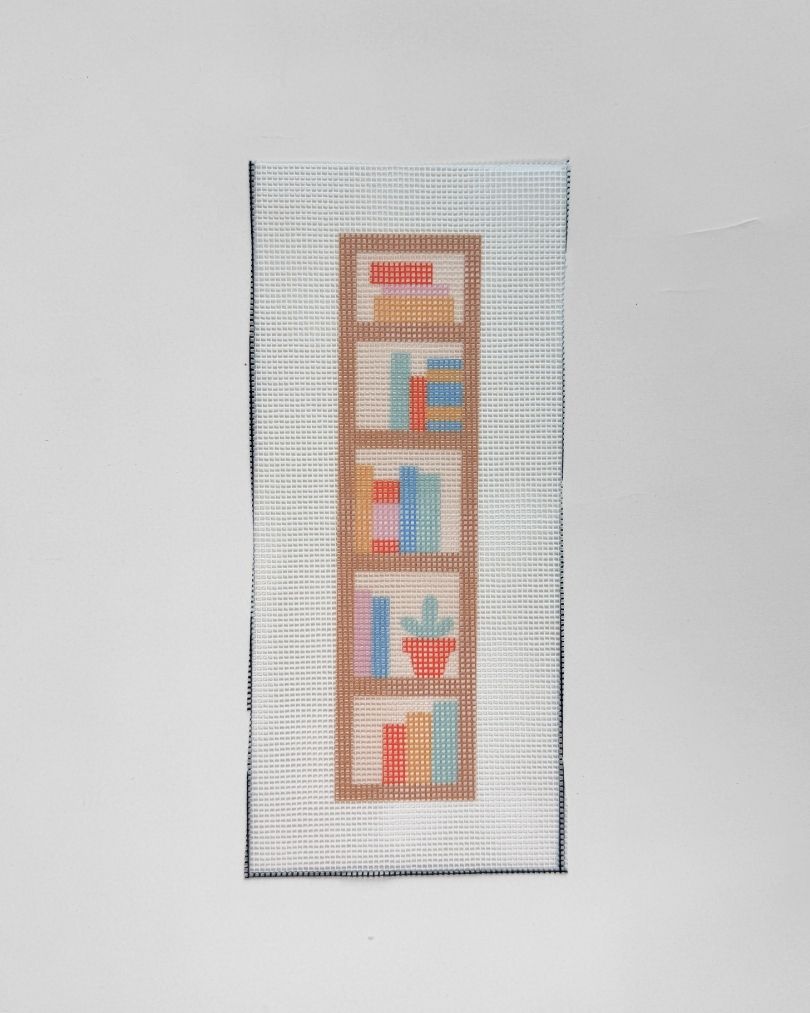 Bookshelf Wealth Bookmark - Misaligned Faulty Canvas