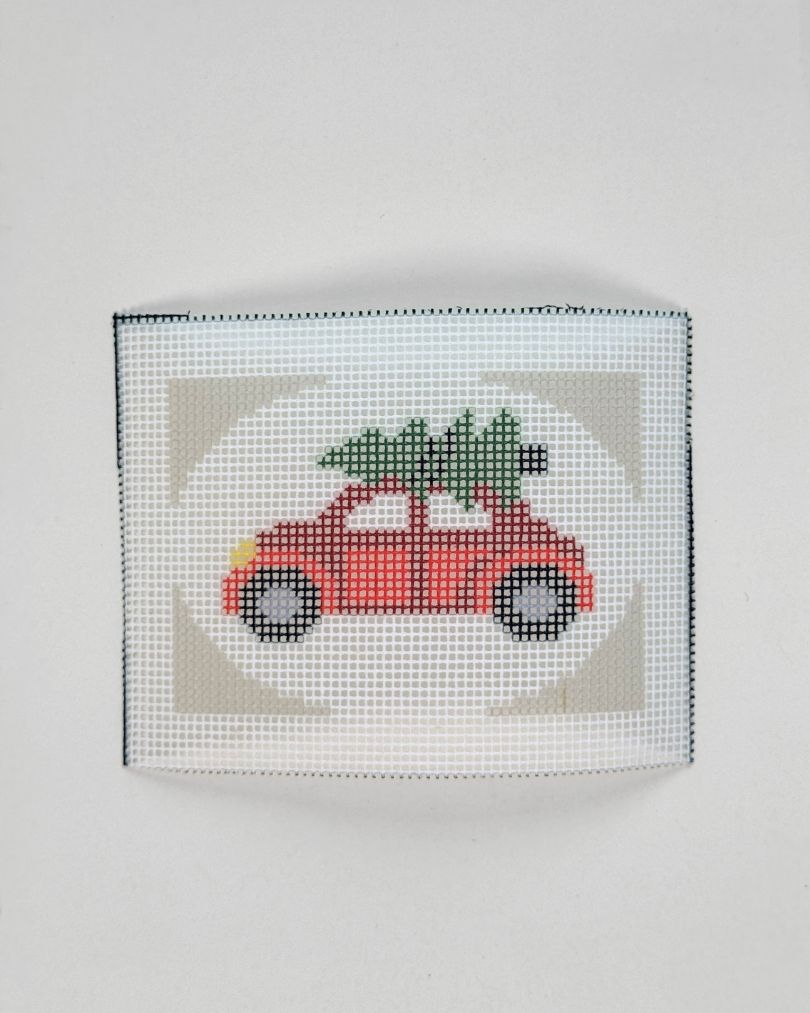 Holiday Roadtrip Ornament - Short Margins Faulty Canvas