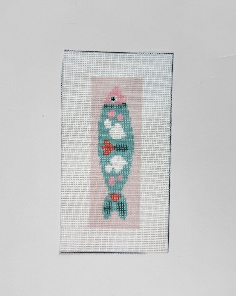 Portuguese Sardine Bookmark - Misaligned Faulty Canvas
