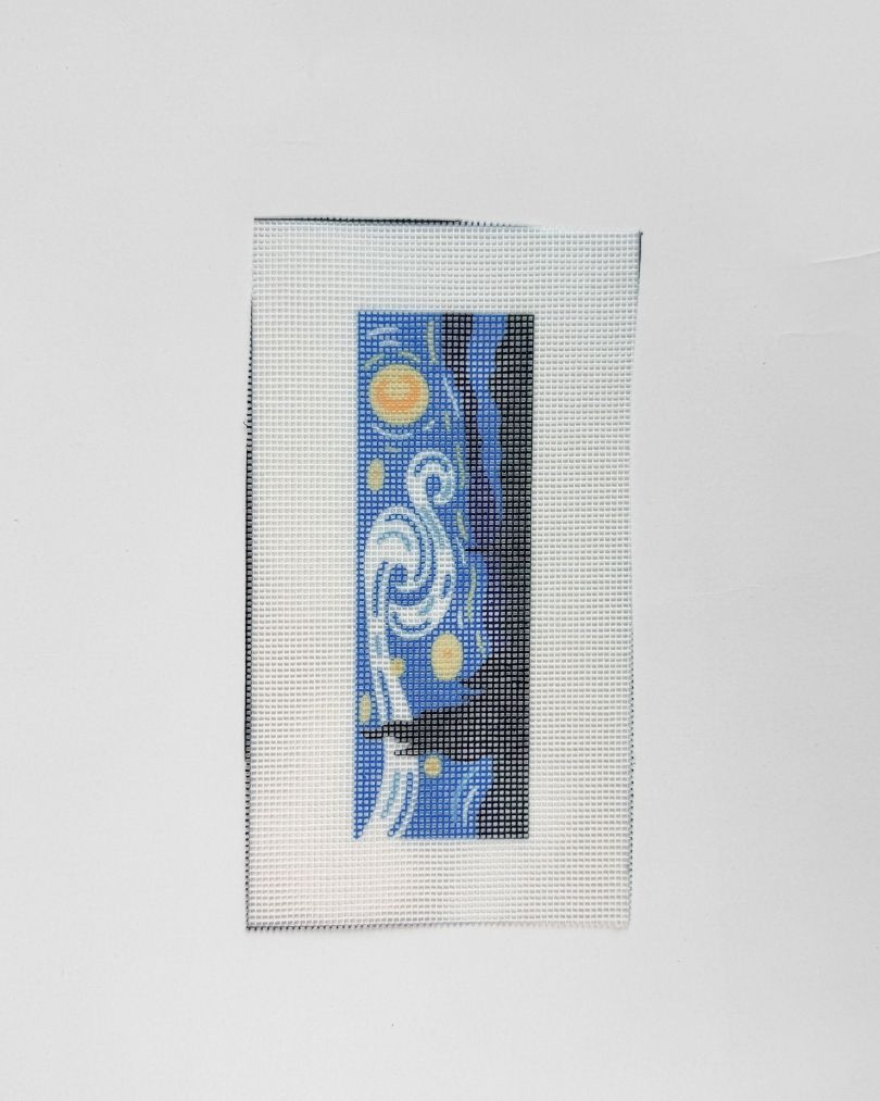 Van Gogh "Starry Night" Bookmark - Misaligned Faulty Canvas