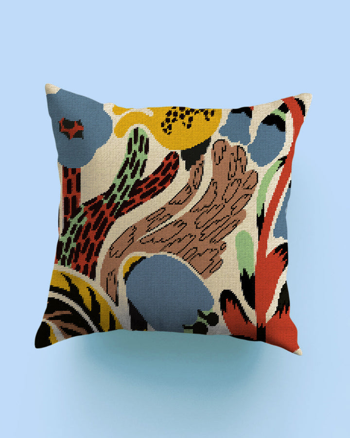 Flowerbed Needlepoint Cushion Kit (Pre-Order)