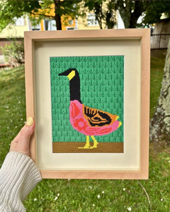 Folk Goose Needlepoint Kit