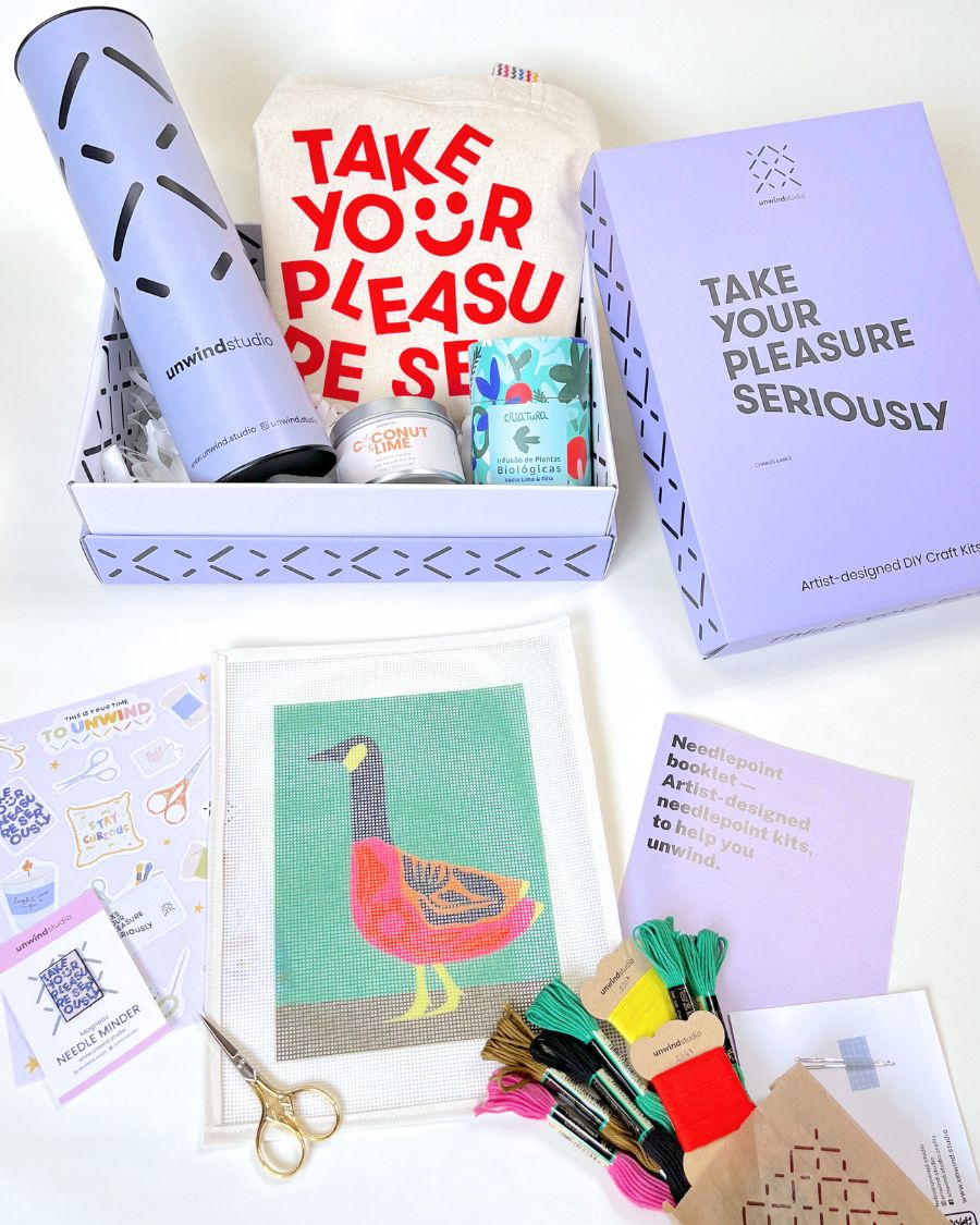 Gift Box "Folk Goose" by Unwind Studio