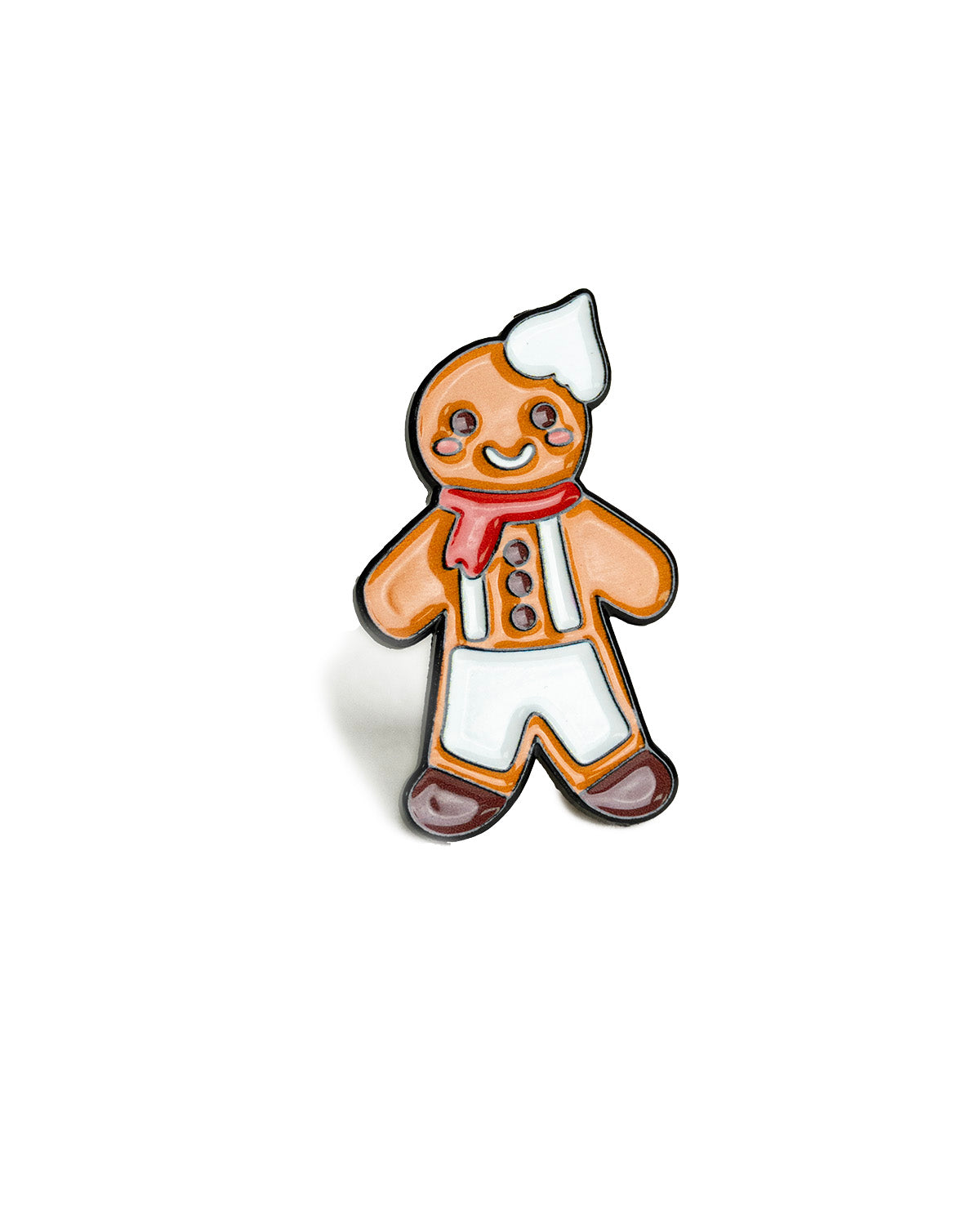 Needle Minder Gingerbread Boy Magnet (enamel pin) – Unwind Studio