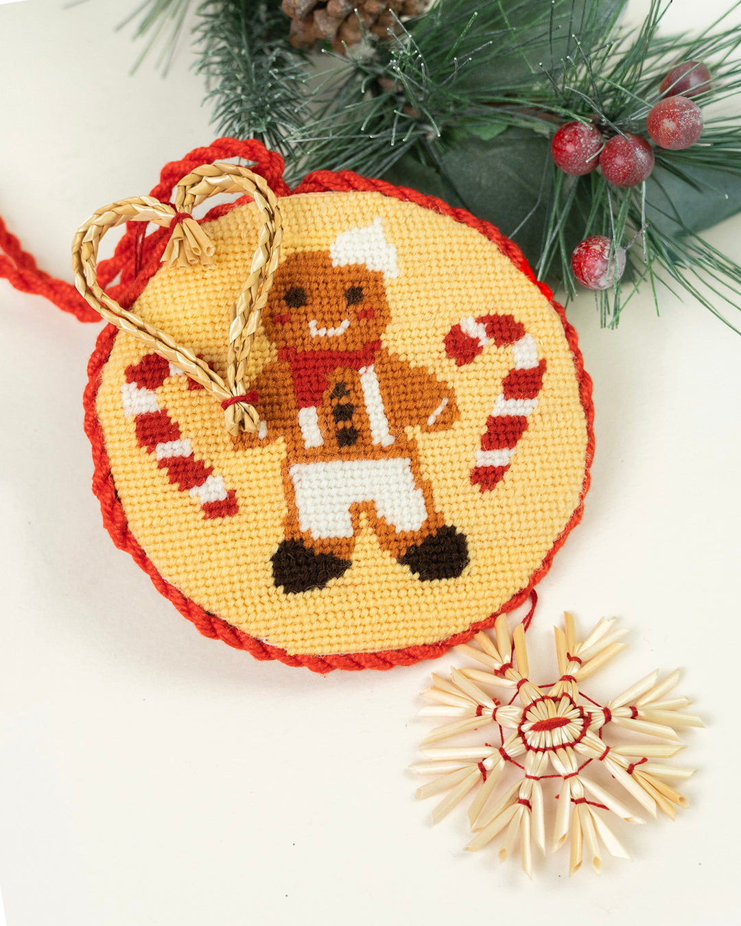 Lebkuchenjunge Tapisserie Ornament Bausatz