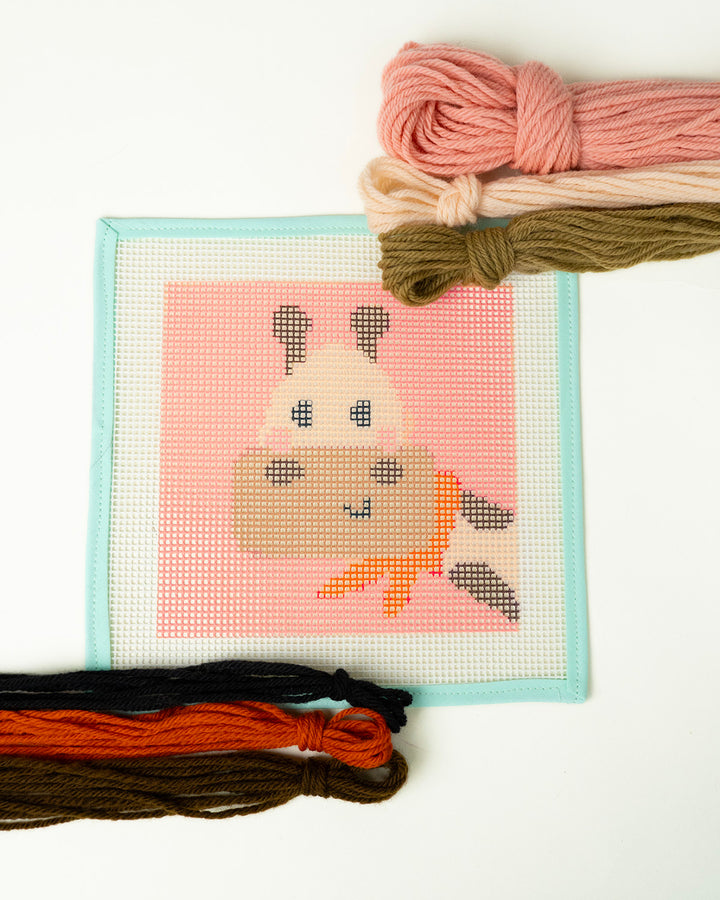 Gloria, the Giraffe - Needlepoint Kit for Kids
