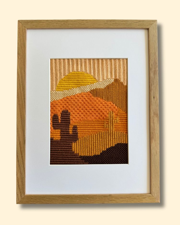 Gold Desert Needlepoint Kit