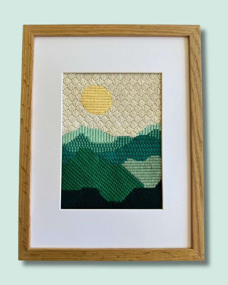 Canevas Montagnes Vertes