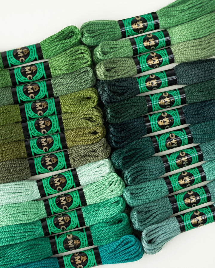 DMC Soft Matte Cotton - Cold Greens