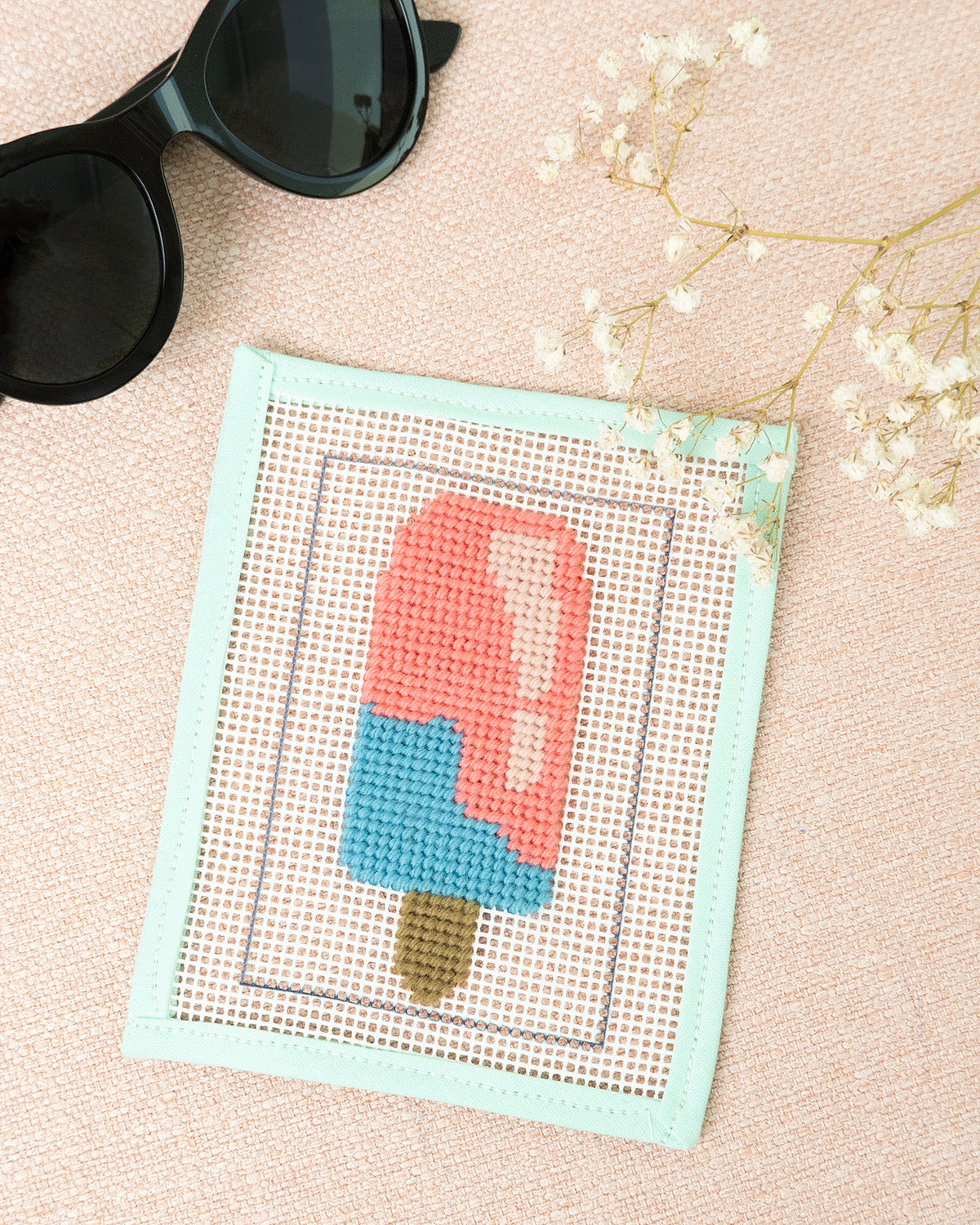 Ice Cream Needlepoint Patch Kit – Unwind Studio