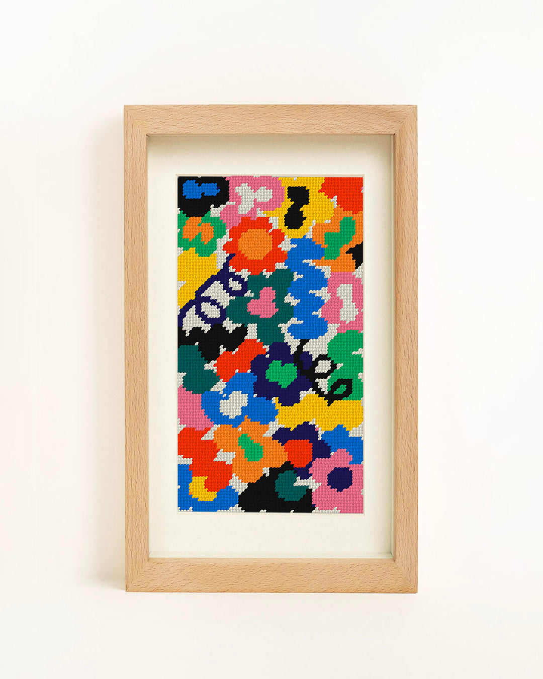 Jungley Flowers Needlepoint Kit