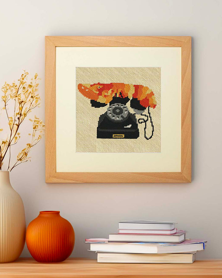 Salvador Dalí "Lobster Telephone" Needlepoint Kit