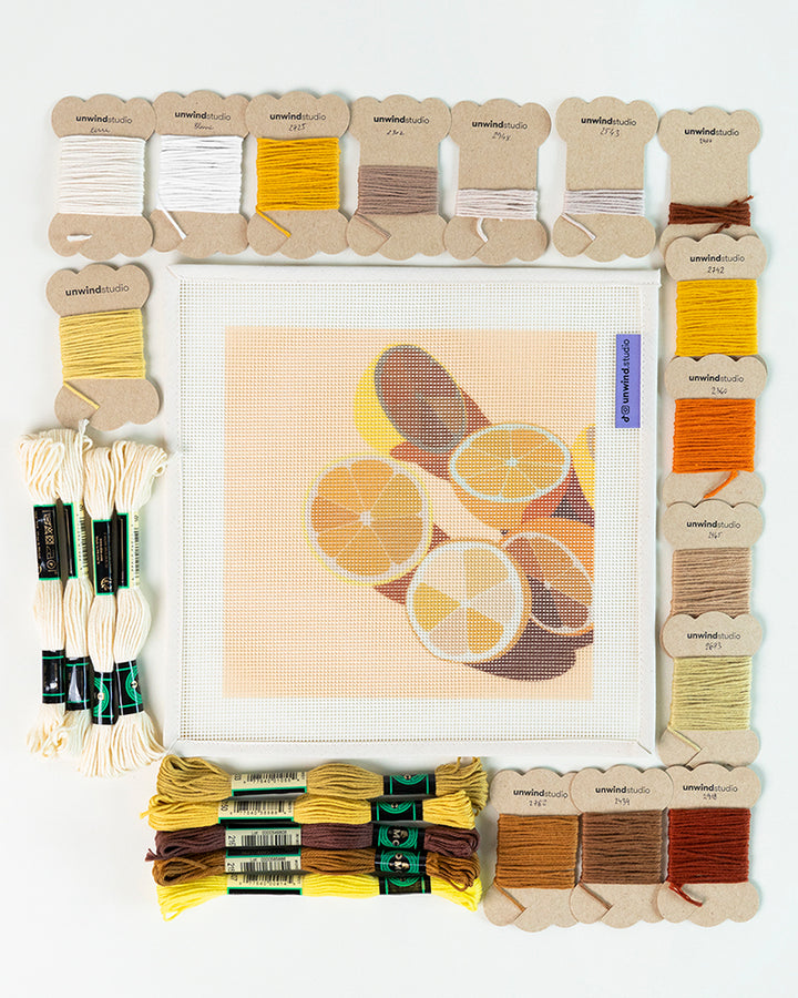 Lemons Needlepoint Kit