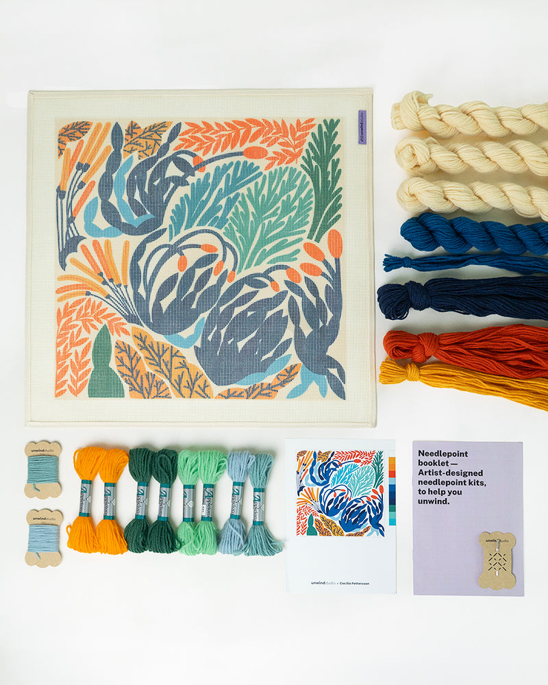 Meadow Needlepoint Cushion Kit (Pre-Order)