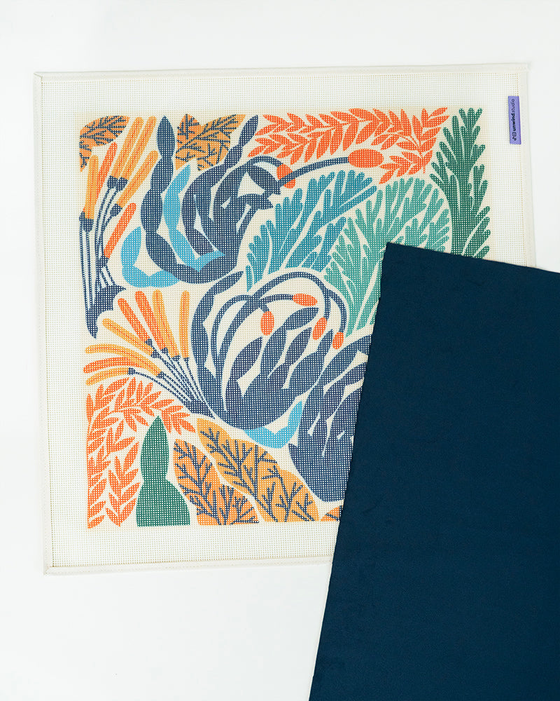Meadow Needlepoint Cushion Kit (Pre-Order)