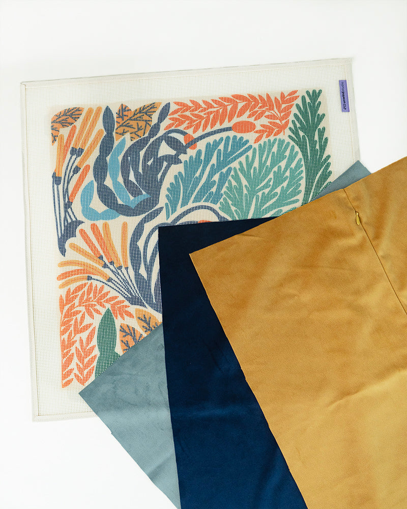 Meadow Needlepoint Cushion Kit (Pre-Order)