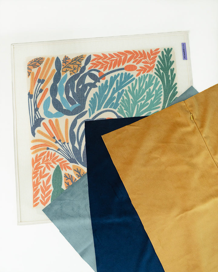 Meadow Needlepoint Cushion Kit (Pre-Order)
