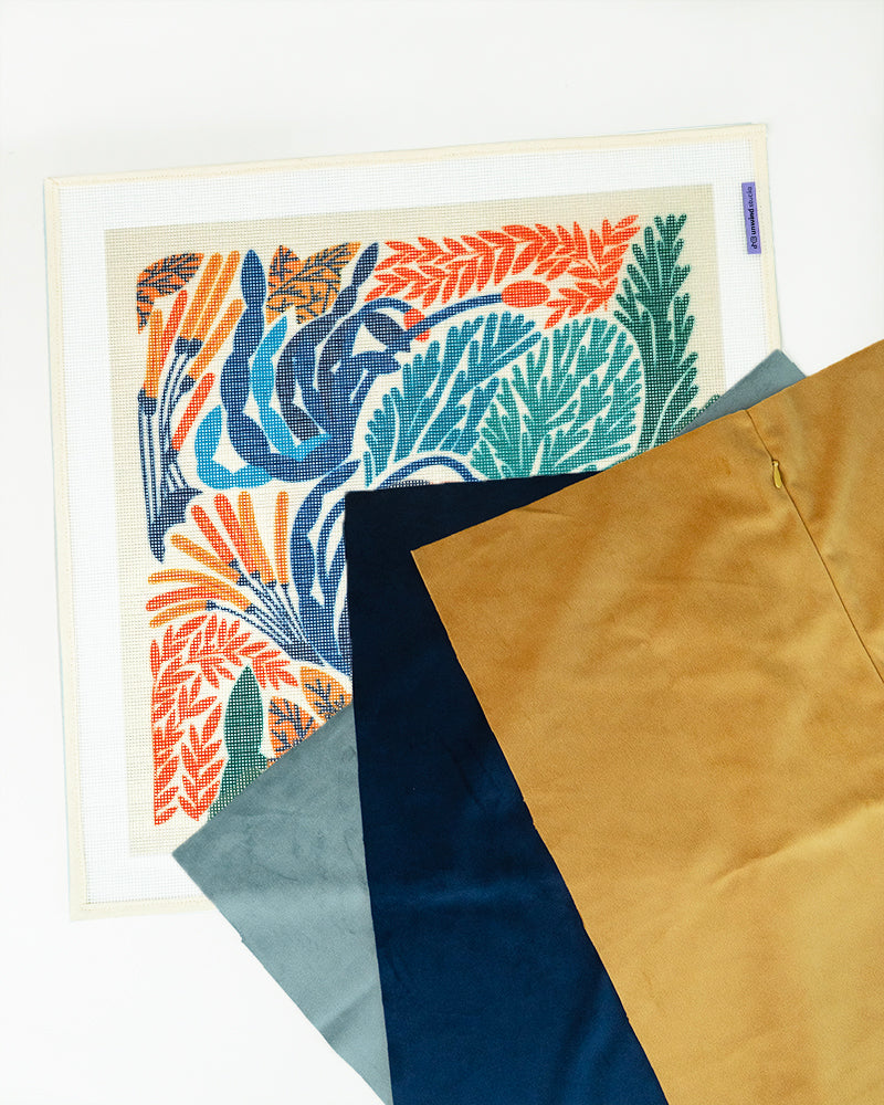 Meadow Needlepoint Cushion Kit
