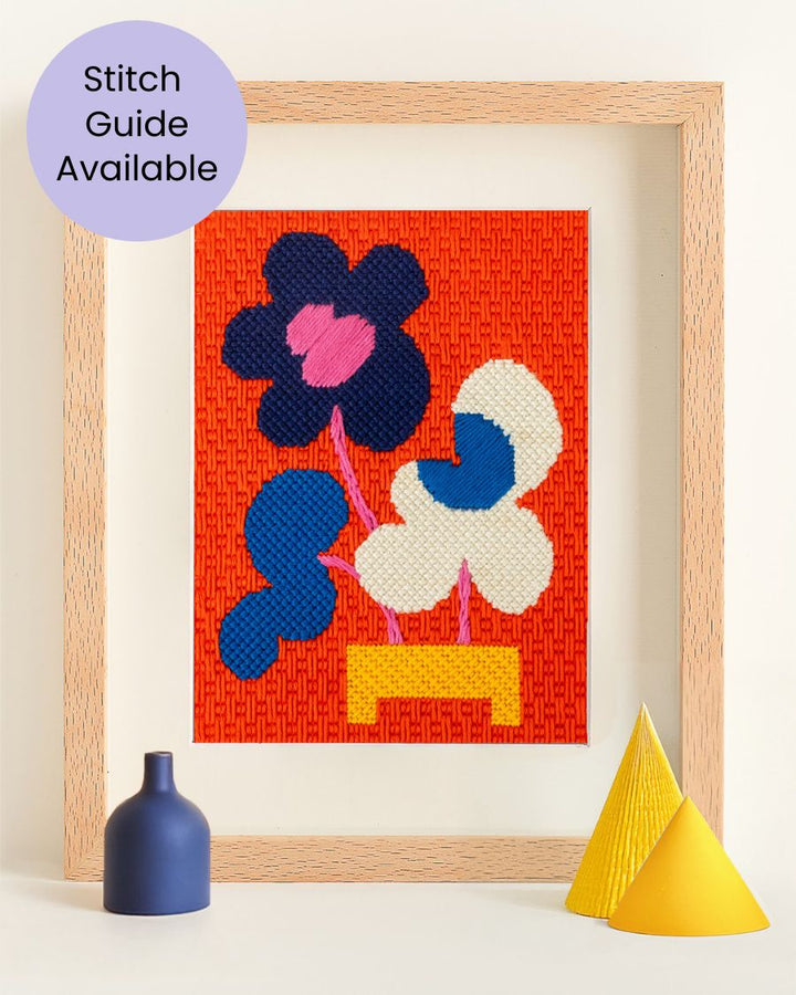 Mickebana Trio - Set für Anfänger Gobelinstickerei