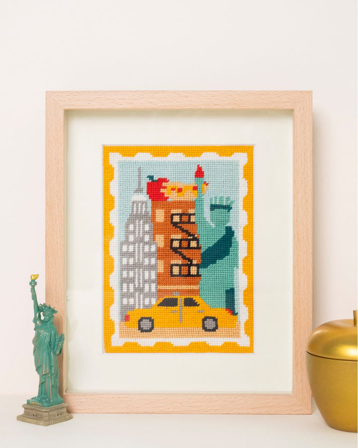 New York Postcard Needlepoint Kit