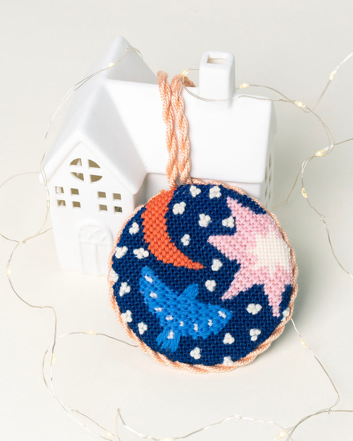 Christmas Night Needlepoint Ornament Kit