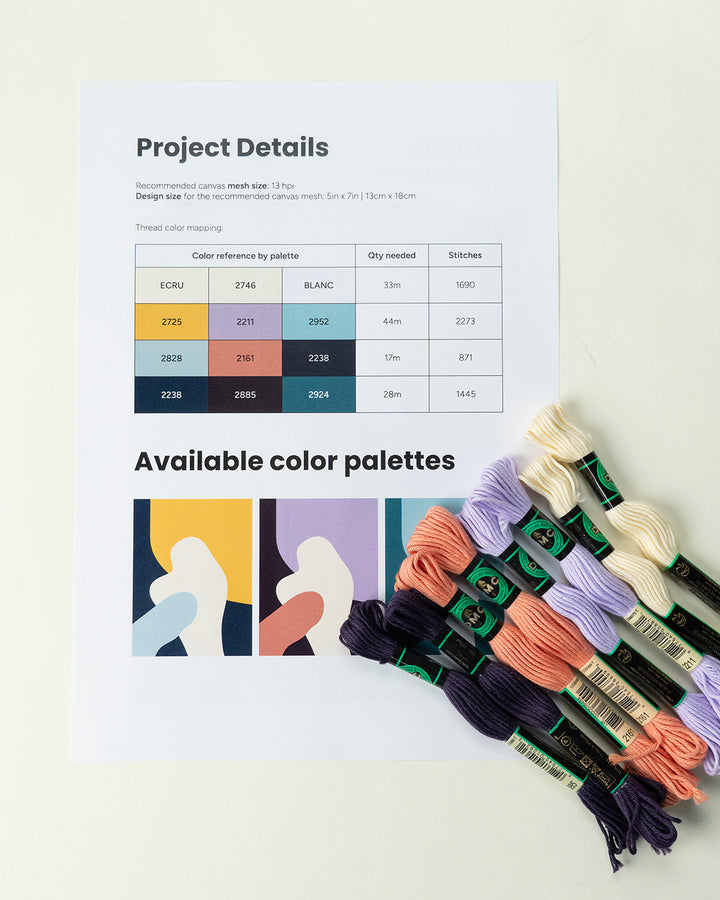 Waves Needlepoint Kit