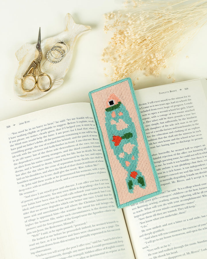 Portuguese Sardine Bookmark Needlepoint Kit