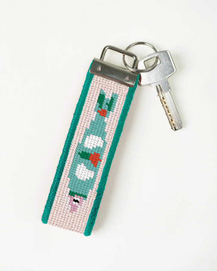 Portuguese Sardine Key Fob Needlepoint Kit
