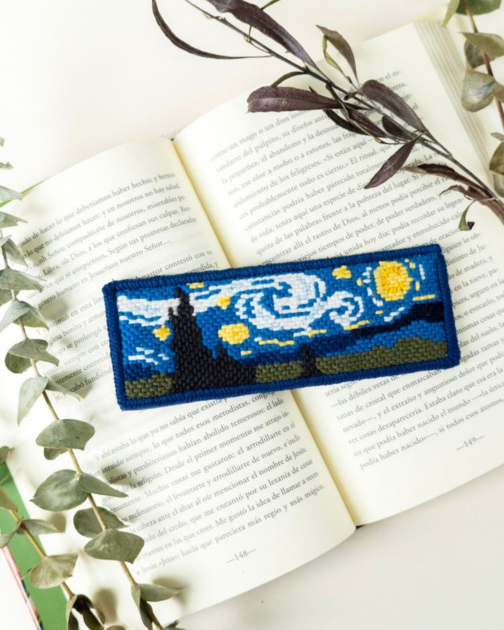 Van Gogh "Starry Night" Bookmark Needlepoint Kit