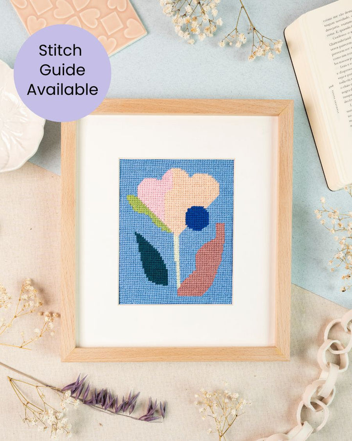Floral Study 2 Beginner Needlepoint Kit