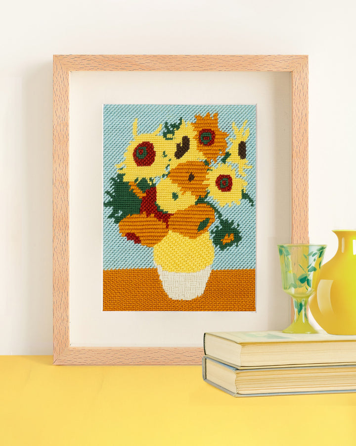 Van Gogh "Sunflowers" Needlepoint Kit