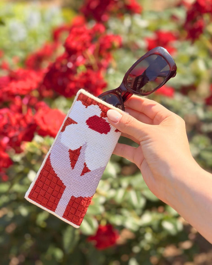 Sunny Sunday Sunglasses Case Needlepoint Embroidery Kit
