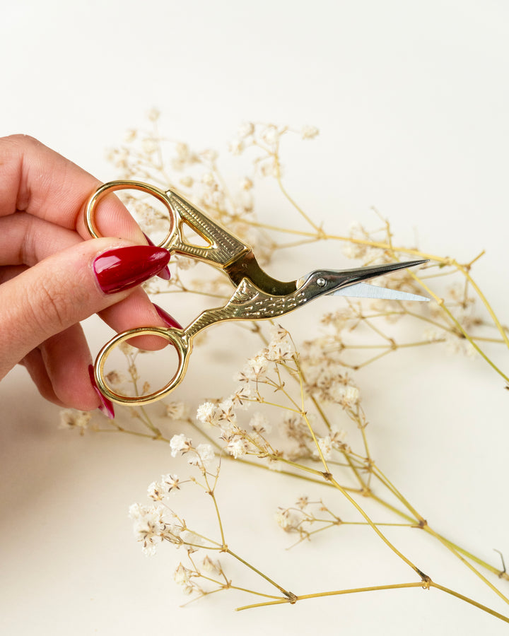 Stork Embroidery Scissors
