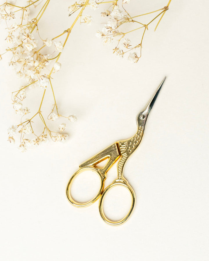 Stork Embroidery Scissors