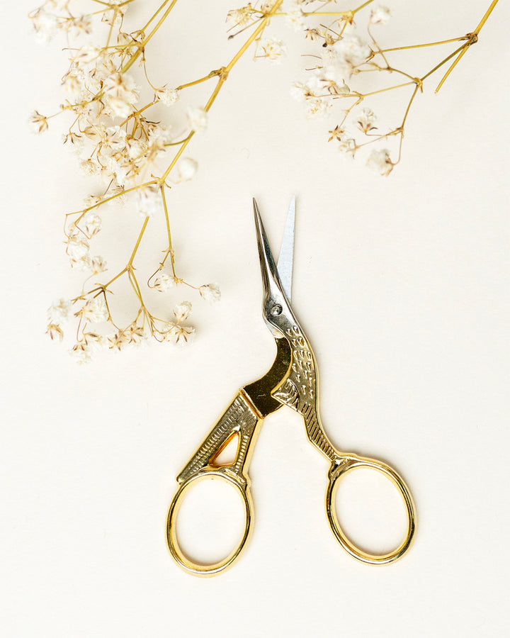 Stork Embroidery Scissors