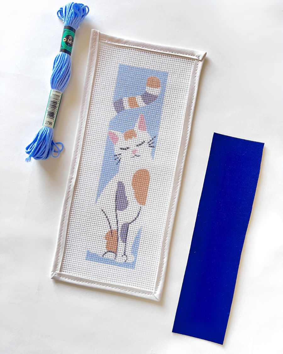 The Great Catsby Bookmark Needlepoint Kit by Unwind Studio