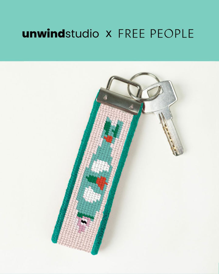 Kit de broderie porte-clés sardines portugaises x Free People