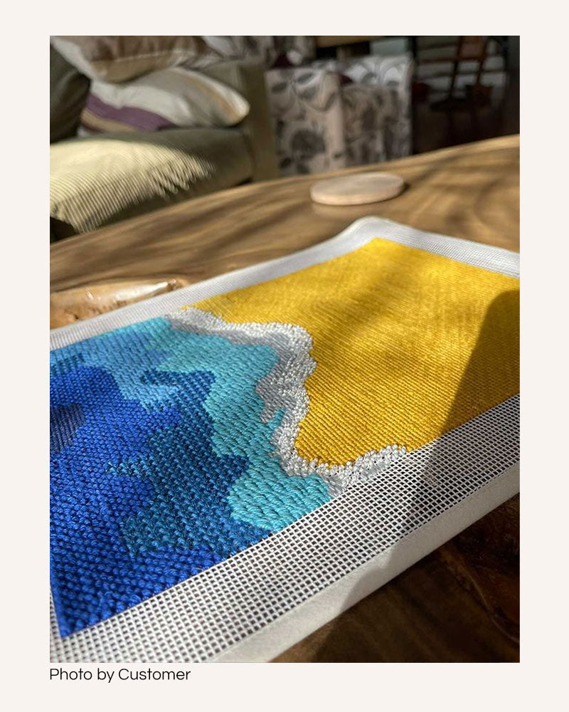 Souvenir d'une Plage Needlepoint Kit by Unwind Studio