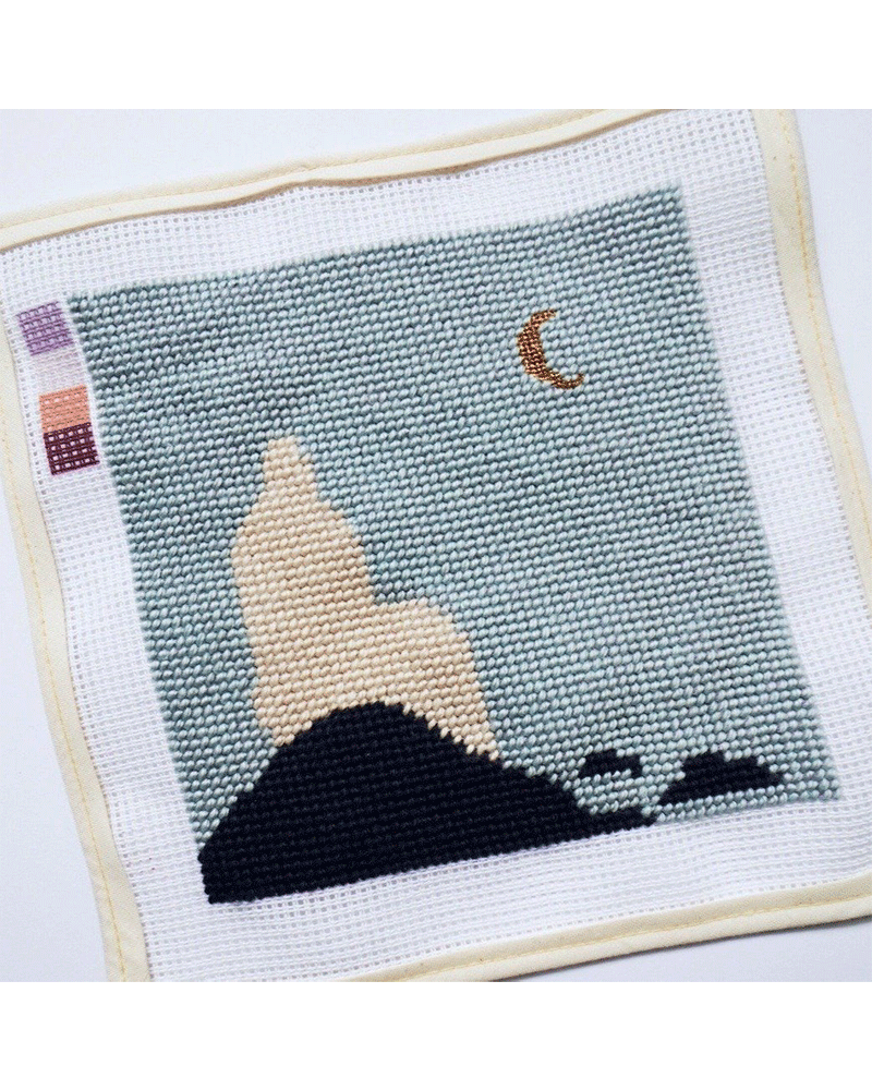 A Espera / The Waiting Beginner Needlepoint Kit by Unwind Studio