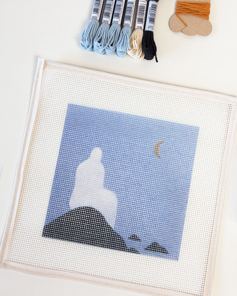 A Espera / The Waiting Beginner Needlepoint Kit by Unwind Studio