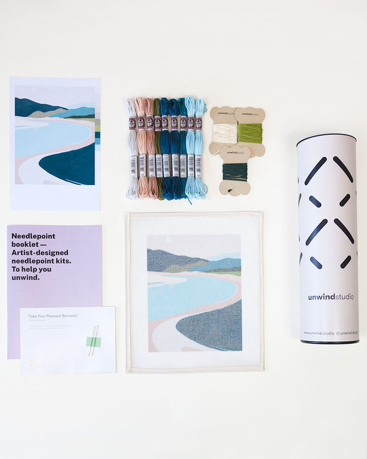 Bella Landscape Needlepoint Kit by Unwind Studio
