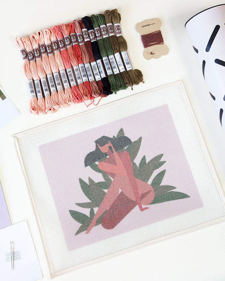 Body Love Needlepoint Kit by Unwind Studio