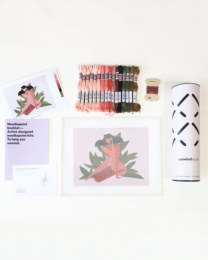 Body Love Needlepoint Kit by Unwind Studio
