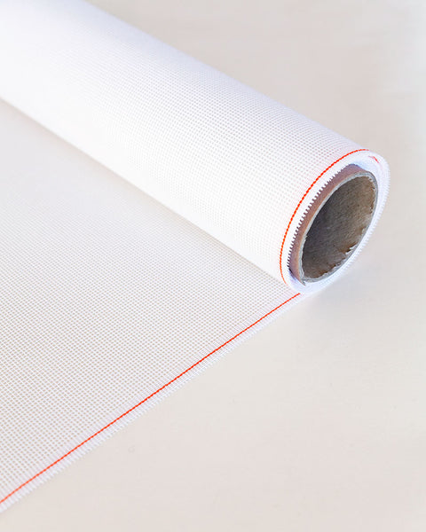 Needlepoint Blank Canvas Twist Interlock Orange-Line 10/13/14/18-Mesh Size  17.5 X 20 inches (13 mesh)